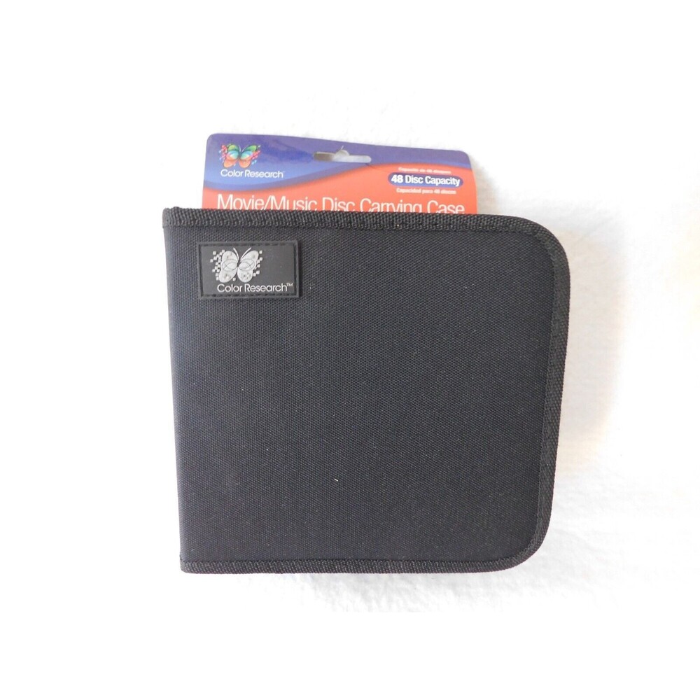 CD DVD Case Color Reasearch Black 48 Sleeves